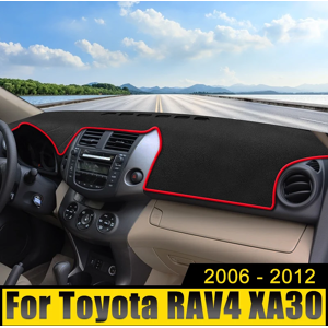YaLumei Tapis antidérapant pour tableau de bord de voiture, couverture Anti-UV pour Toyota RAV4 XA30 2006