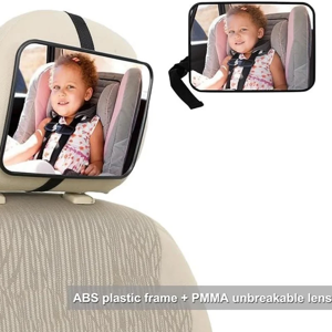 Other Rétroviseur de siège auto pour bébé, moniteur de sécurité pour bébé sur le siège arrière, vue large