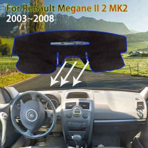 Aucun Prada-Polymères de couverture de carte pour Renault Megane II, tapis de voiture, tapis pare-soleil,