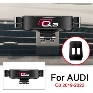 Aucun 2012-2018 2019-2022 pour Audi Q3 8UG 8UB 2013-2018 support de téléphone portable pour voiture supports de ventilation support GPS support de Navigation par gravité