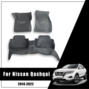 Aucun Tapis de sol de voiture pour Nissan Qashqai, tapis de pied de pédale, couvertures personnalisées,