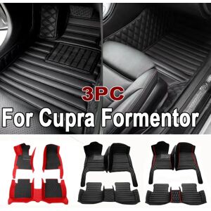 Aucun Tapis de sol de voiture en cuir de luxe personnalisé pour hommes et femmes, couverture complète,