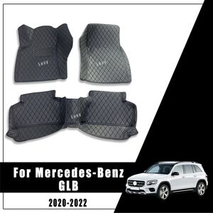 Aucun Tapis de sol de voiture imperméables pour Mercedes Benz GLB, couverture personnalisée, accessoires