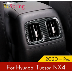 XuSpring Couverture de cadre de sortie de climatiseur central de console arrière de voiture, style