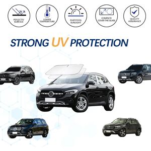 Aucun Pare-soleil pliable pour voiture Benz GLC GLE GLB GLS C GLA G EQE, protection contre les rayons UV