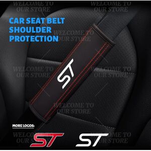 Aucun Couverture de ceinture de sécurité ST Emblem pour intérieur de voiture, tapis de protection initiés,
