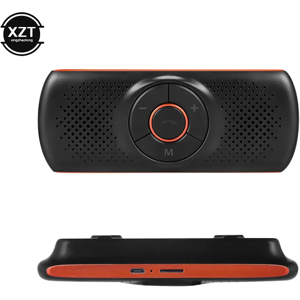 WYMECT Kit de voiture sans fil Bluetooth, haut-parleur mains libres, pare-soleil, haut-parleur de