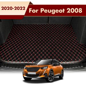 Aucun Tapis de coffre de voiture adaptés à la Peugeot 2008 2020 2021 2022, doublure de plateau de coffre
