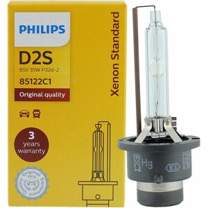Philips HID D2S 35W xénon Standard 4200K Auto Original phare voiture véritable ampoules OEM remplacement mise à niveau D2 ECE 85122C1, 1X