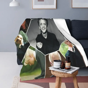 Aucun Draco Malfoy – couvertures à carreaux en flanelle, couvre-lit respirant et léger pour literie, tapis