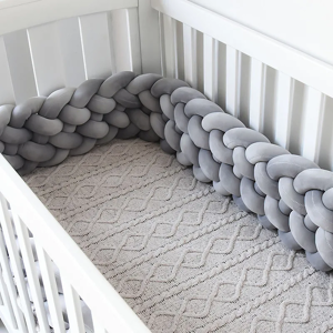 Aucun Pare-chocs CPull pour bébé, protecteur de lit bébé, ensemble de literie pour bébés garçons et