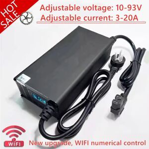 Southrol Chargeur de batterie au Lithium Li-ion Lifepo4, 20a, 12V, 24V, 48V, 72V, 60V, 67.2V, 84V, 4s, 8s, 13s, 14s, 16s, 20s, 24s, plomb acide, pièces de Charge rapide