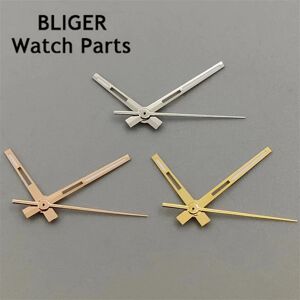 BLIGER-Aiguilles de Montre en Argent, Or Rose, Vert, Shoous, Adaptées au Mouvement NH34, NH35, NH36,