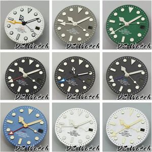 Aucun Cadran de montre Shoous vert pour le mouvement, pièces de rechange de cadrans modifiés, DZ, Edge