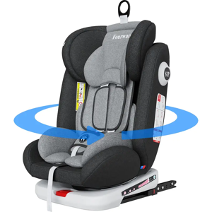 Aucun AP02 Siège auto pour bébé rotatif à 360° ISOFIX Position de repos Groupe 0+1/2/3 9-36 kg