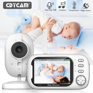 Cdycam 3.5 pouces mieux que VB603 bébé moniteur avec caméra LCD électronique Babysitter sans fil 2 voies