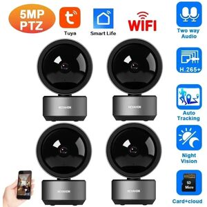 HCVAHDN Smart Life 5MP IP WiFi caméra Surveillance sécurité bébé moniteur automatique suivi humain caméra