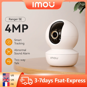 IMOU Ranger SE 4MP 360 ° Caméra intérieure PTZ caméra de détection humaine moniteur bébé