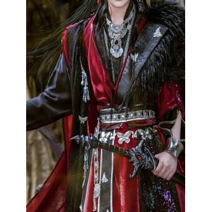 Aucun Série TV chinoise TGCF Tian Guan Ci Fu Xie Lian Hua Cheng Costume de Cosplay Hua Cheng Cos robe Hanfu ensemble complet