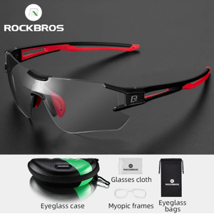 ROCKBROS lunettes de vélo lentille photochromique UV400 lunettes de vélo lunettes de sport de plein