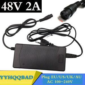 NQYW Chargeur de batterie au plomb 48V 2A, pour batterie au plomb 57.6V, vélo électrique, Scooters, moto,