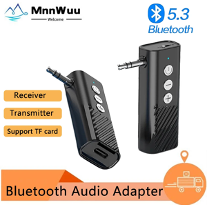 MnnWuu-Émetteur-récepteur sans fil 3 en 1, Bluetooth 5.3, prise en charge de la transmission de