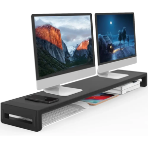 Aucun Support de support pour double moniteur, support étendu pour moniteur d'ordinateur de bureau, pour 2