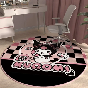 TAKARA TOMY 40/60/100cm Sanrio Kuromi coussin oreiller Kawaii Anime tapis salle de bain tapis antidérapant