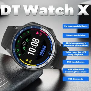ZORDAI DT NO.1 1.43 "AMOLED Smartwatch nouvelle montre DT X montre intelligente BT appel Album Photo musique vidéo lecture enregistrement boussole fréquence cardiaque