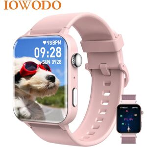 IOWODO R30pro Smartwatch 1.85 ''écran HD Bluetooth Fitness Tracker avec fonction d'appel moniteur de