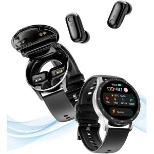 EAEONXE Nouveau X7upgrade X10 smartwatch TWS écouteurs 2-en-1 Bluetooth appel bracelet de sport fréquence cardiaque étanche montre intelligente transfrontalière