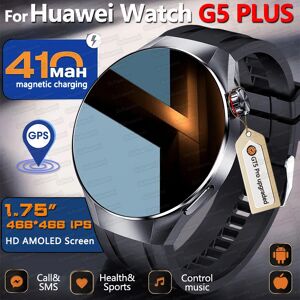 GUHUAVMI 2025 nouvelle montre originale G5 PlUS montre intelligente 1.75 "HD AMOLED écran GPS piste fréquence cardiaque Bluetooth appel boussole Smartwatch pour hommes