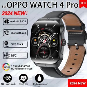 ZYKEXUAN 2025 nouvelle oppo Watch 4 pro Sport smartwatch hommes GPS Track surveillance de la santé étanche Bluetooth appel NFC Smart bracelet