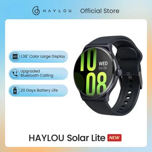 Nouveau HAYLOU Solar Lite appel vocal montre intelligente 1.38 "écran HD Smartwatch 24H moniteur de santé plus de 100 Modes sportifs plus de 100 visages de montre