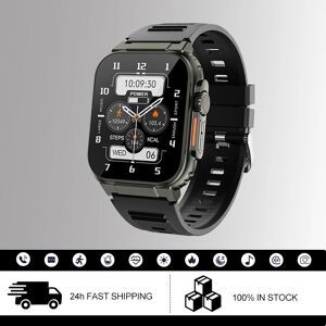 MIGOUFIT Montre intelligente étanche plein écran tactile 1.96 pouces sport Smartwatch Bluetooth appel fréquence cardiaque surveillance de l'oxygène sanguin