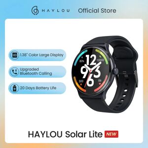 HAYLOU Solar Lite montre intelligente Bluetooth appelant Smartwatch fréquence cardiaque surveillance de l'oxygène sanguin test du Stress du sommeil montre de Sport