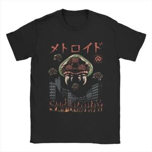 Aucun Parasitic Kaiju Super Metroid T-Shirt pour hommes jeu créatif pur coton T-Shirt à manches courtes t-shirts graphique imprimé hauts