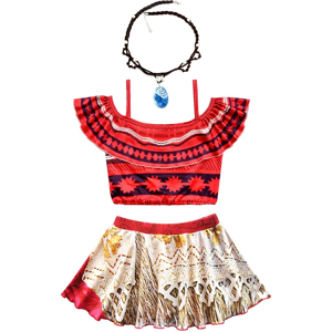 Aucun Filles Costume Bikini pour enfants Vaiana princesse robe vêtements Costumes filles bébé fille robes