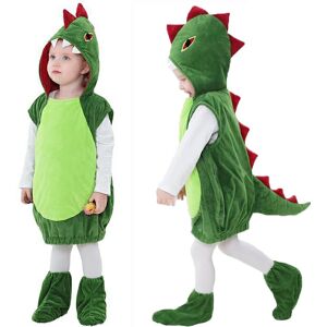 Umorden vert dinosaure Costume gilet à capuche pour enfants garçons filles enfant en bas âge 3-4Y 6-8Y avec couvre-pieds Halloween pourim vêtements
