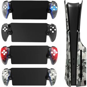 Shunmaii Coque de protection antichoc pour console de jeu PlayStation, remplacement de la couverture de la peau, déterminer le portail PS5