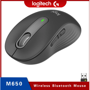 Souris sans fil Bluetooth Logitech M650 originale, clics silencieux pour