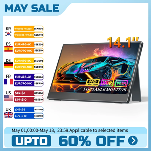 Moniteur Portable 14.1 pouces moniteur d'ordinateur Portable HDMI Gaming écran IPS Ultra-mince,
