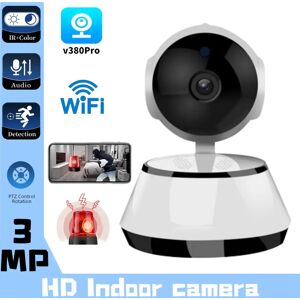 SWVW Caméra de Surveillance Robot Wifi 5MP PTZ, moniteur de sécurité pour bébé, Audio bidirectionnel, Vision nocturne couleur, caméras IP domestiques, suivi intelligent AI