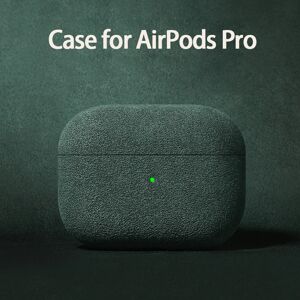 HITANLAN Étui italien Alcantara pour Apple AirPods Pro 2, housse de protection en cuir de luxe pour écouteurs