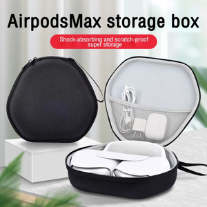 occkic Sac de rangement pour écouteurs compatible Bluetooth pour Airpods Max, OligHard, Portable, Sans fil,