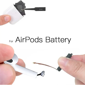 jiansu Batterie remplaçable pour Airpods 1st 2nd A1523 A1722 A2032 A2031 Air Pods Pod 1/2 A1596 Casque sans