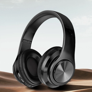 TDX Écouteurs intra-auriculaires sans fil Bluetooth 5.0 avec microphone, casque pliable, son stéréo,