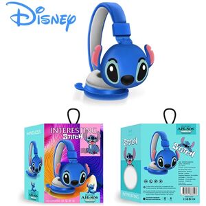 Écouteurs sans fil Bluetooth Disney Stitch AH-806, son stéréo HIFI, casques pliables avec micro,