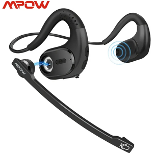 Mpow G9 Bluetooth 5.3 écouteurs avec Microphone amovible suppression du bruit oreille ouverte mains