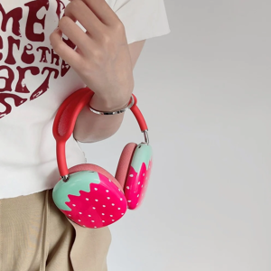 Aucun Étui Airpods Max adapté aux fruits et aux fraises, étui de protection Anti-chute pour écouteurs